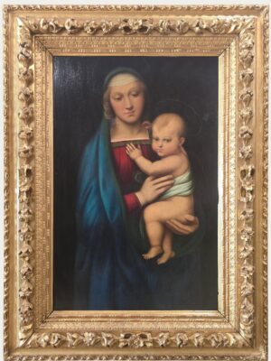 La Virgen con el Niño, según Rafael