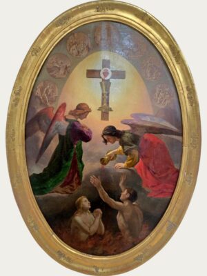 Monumental y peculiar representación del purgatorio y las siete representaciones del Vía Crusis