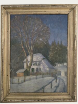 Cuadro "Paisaje invernal"