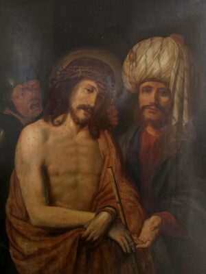 Jesús atado con soldados (Ecce Homo)