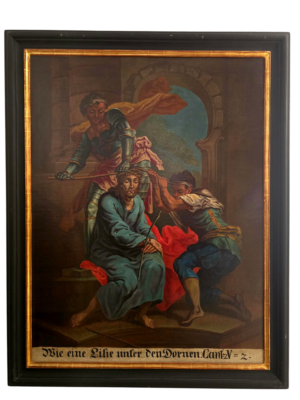 Grandioso  cuadro barroco de Jesús