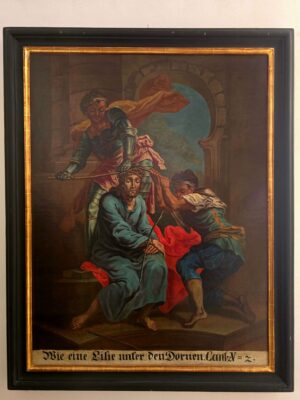 Grandioso  cuadro barroco de Jesús