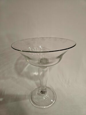 Cuenco de cristal grande y poco común