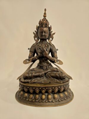 Buda Vajradhara de bronce