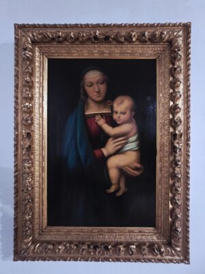 La Virgen con el Niño, según Rafael