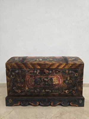 Cofre Rústico pintado a mano