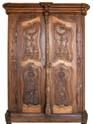 Magnificently carved cabinet