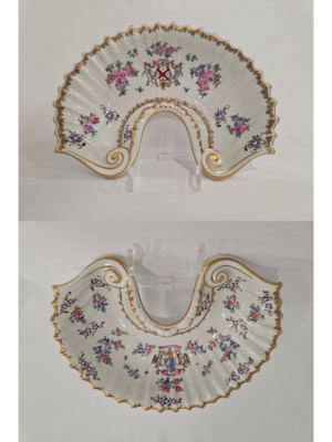 Par de cuencos de porcelana