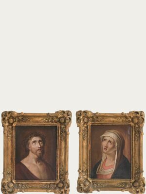 Pareja de cuadros religiosos