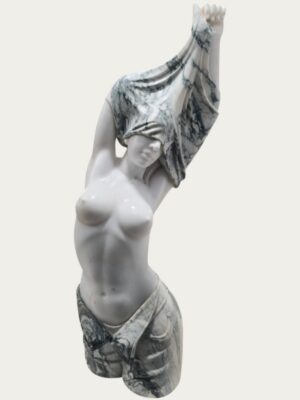 Estatua de mármol bicolor: «desnudo femenino»