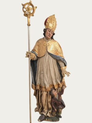 Figura barroca a tamaño real de San Martín