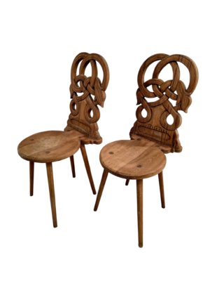 Par de sillas llamadas "Sillas de Serpiente" ("Schlangenstühle")