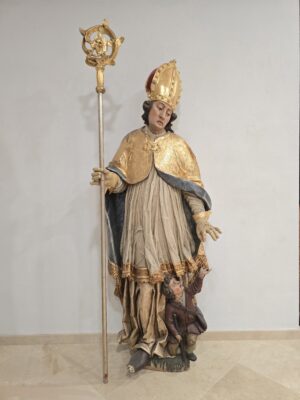 Barocke, lebensgroße Figur "Sankt Martin"