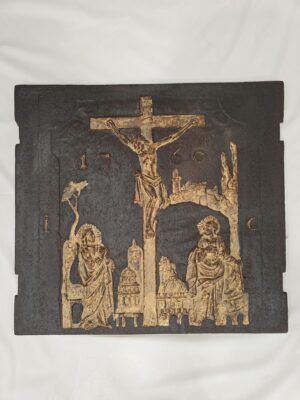 sakrale, barocke Ofenplatte