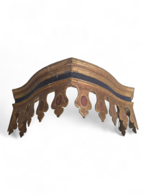 Peculiar dosel barroco italiano del siglo XVIII