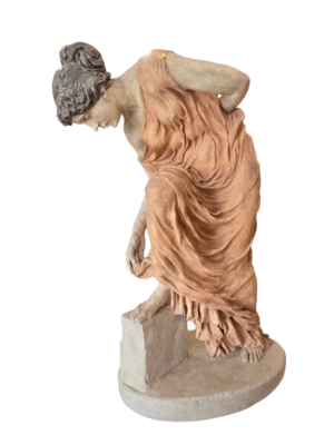 Figura Art Nouveau a tamaño real «Dama con vestido de noche»