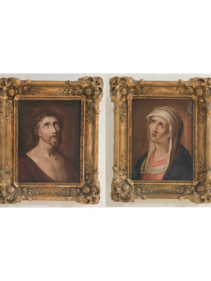 Pareja de cuadros religiosos