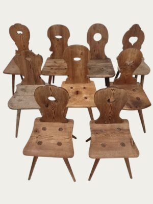 selection of rustic farmhouse chairs