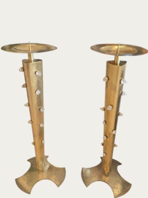 Pareja de candelabros monumentales