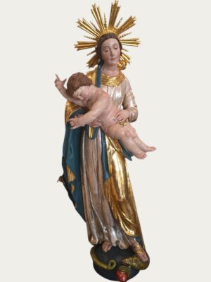 Virgen con el Niño de estilo barroco