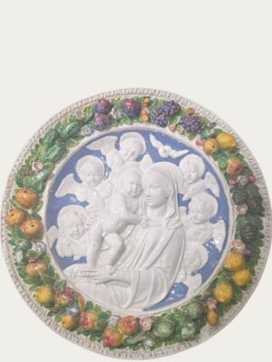 Terracotta Relief in the Manner of Della Robbia