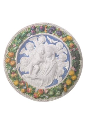 Relieve de Terracota inspirado en Della Robbia
