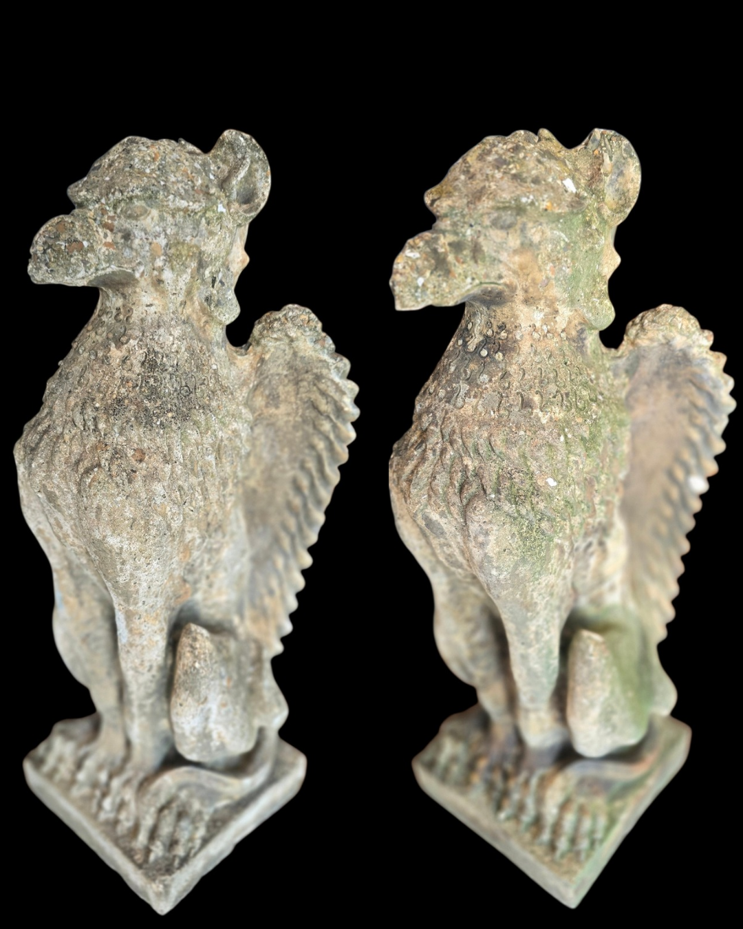 Pareja de Guardianes de Puerta Ingleses / Grifos