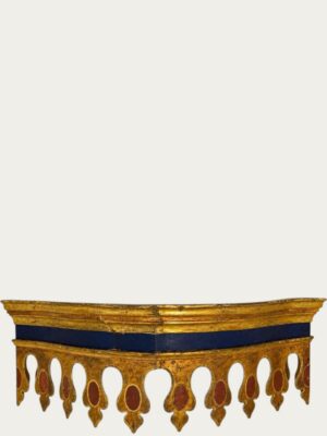Peculiar dosel barroco italiano del siglo XVIII