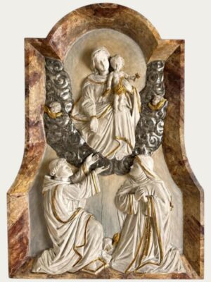Relieve figurativo barroco «Reina del Cielo»