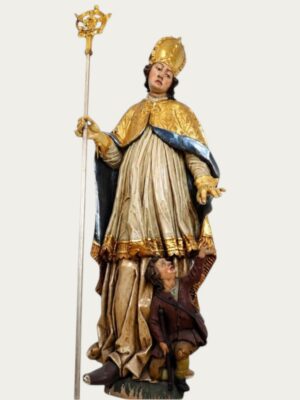 Figura barroca a tamaño real de San Martín