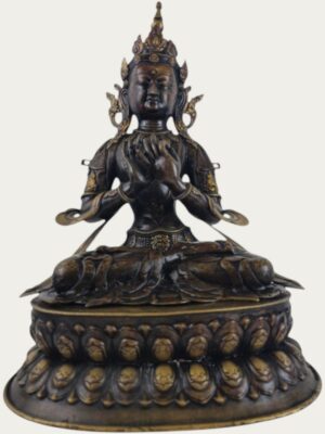 Buda Vajradhara de bronce